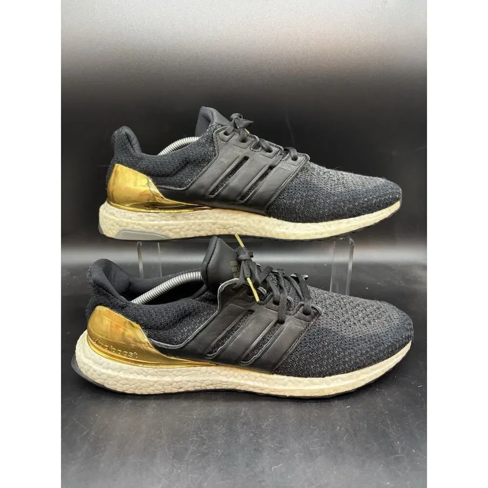 Adidas UltraBoost 2.0 Men’s 13 Limited Gold Medal Sneaker Gold Black BB3929